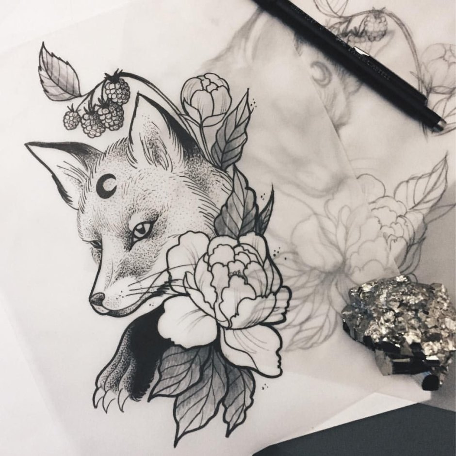 Парные тату эскизы