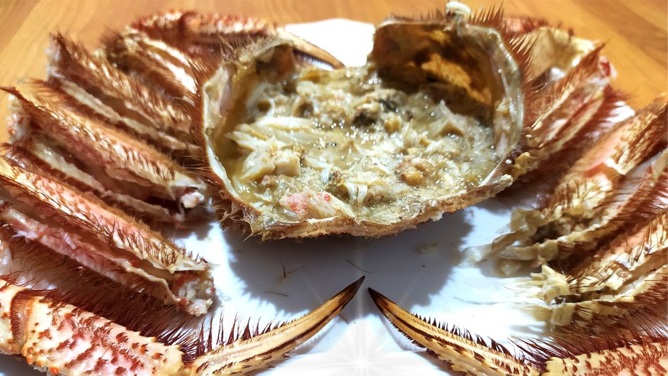 Камчатский Королевский краб блюдо