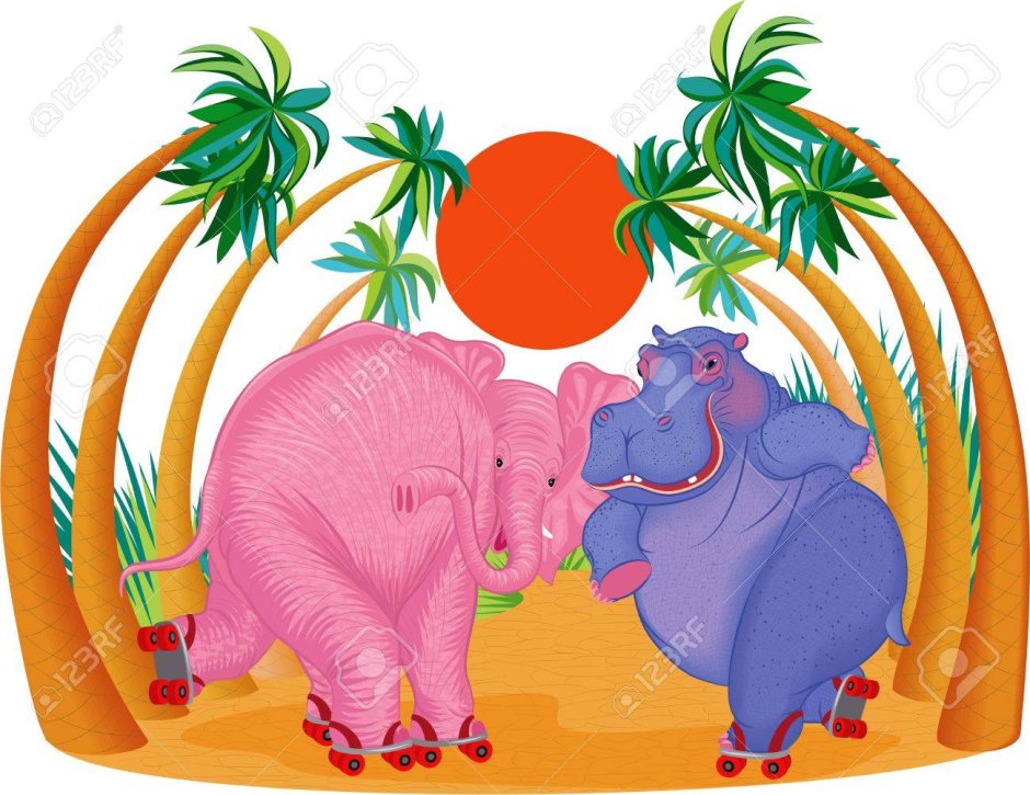 Крокодилы Бегемоты обезьяны Кашалоты