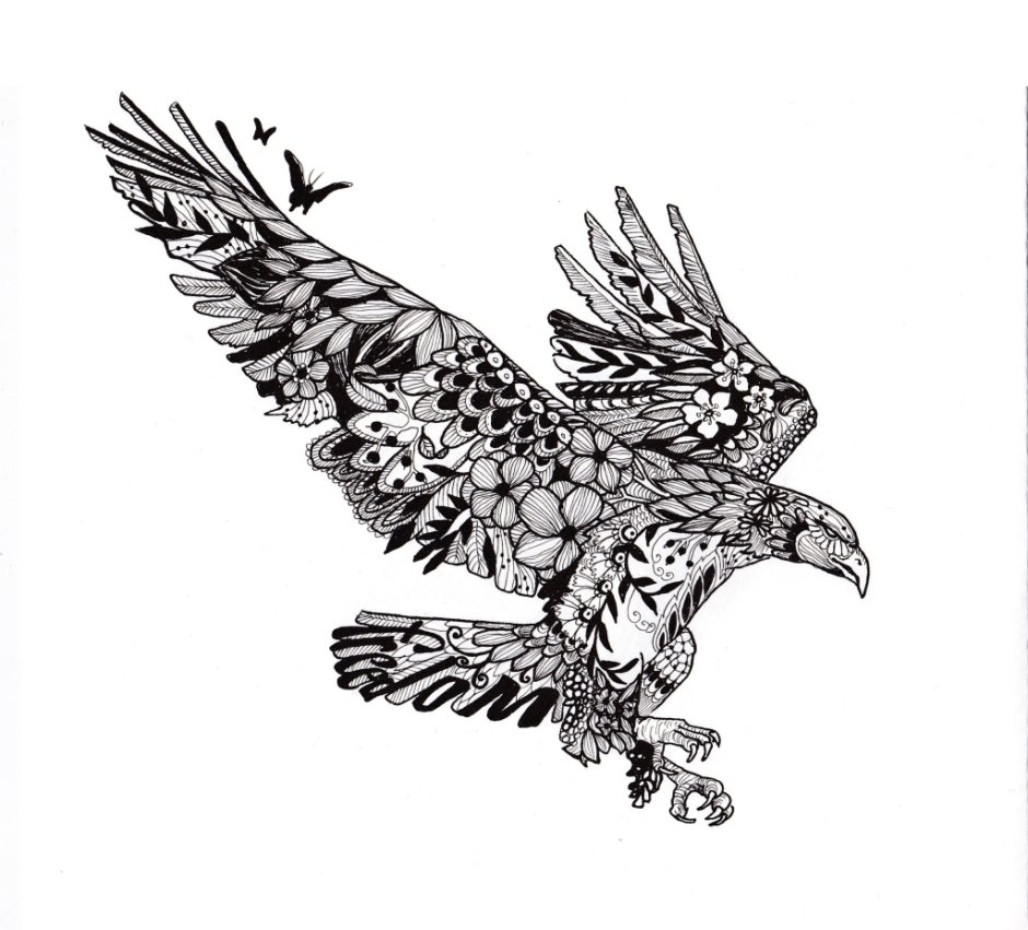 Сокол эскизы тату