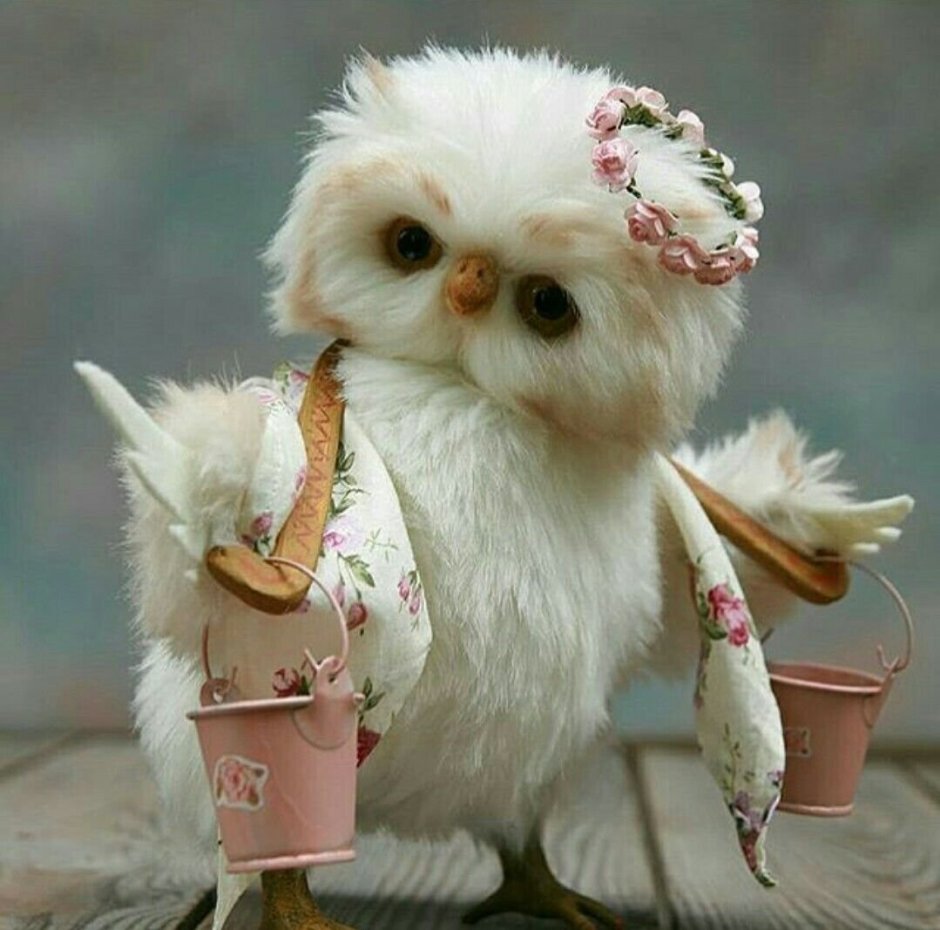 Сова кукла смешная