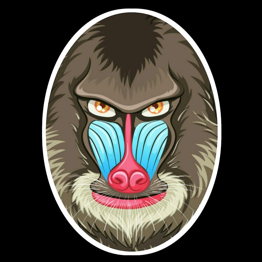 Павиан Мандрил клыки