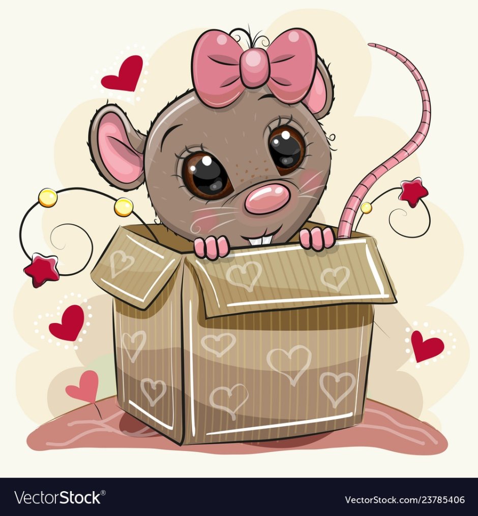 Мышь с коробками