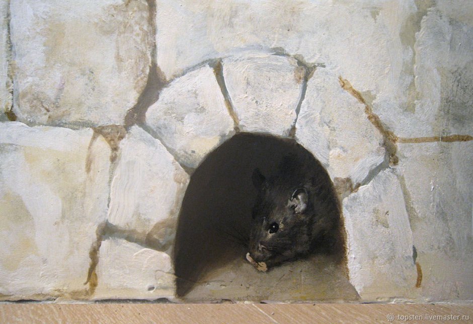 Мышка в норке