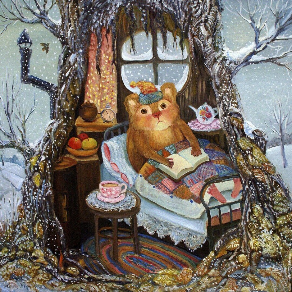 Ольга Величко живопись зима