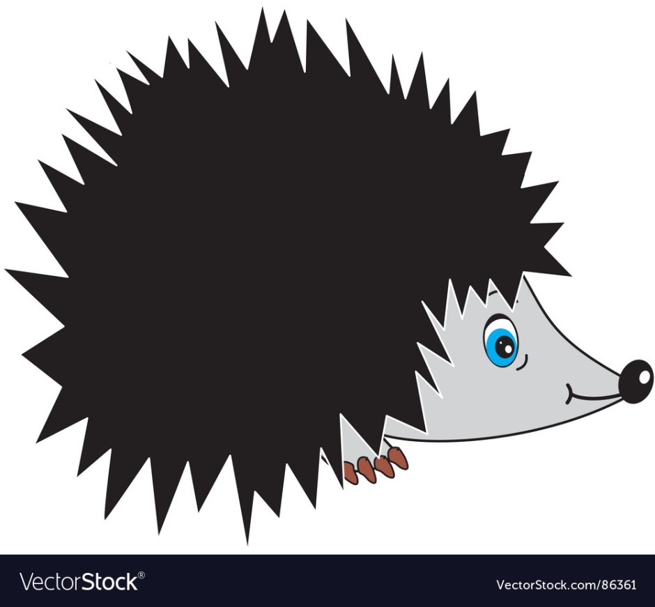 Ежик рисунок