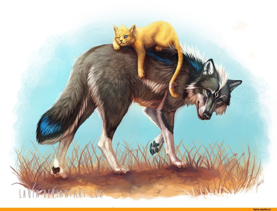 Сказочная волчица