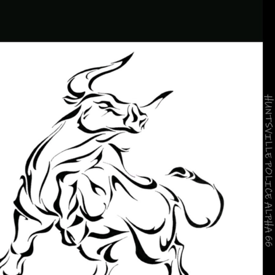 Силуэт быка