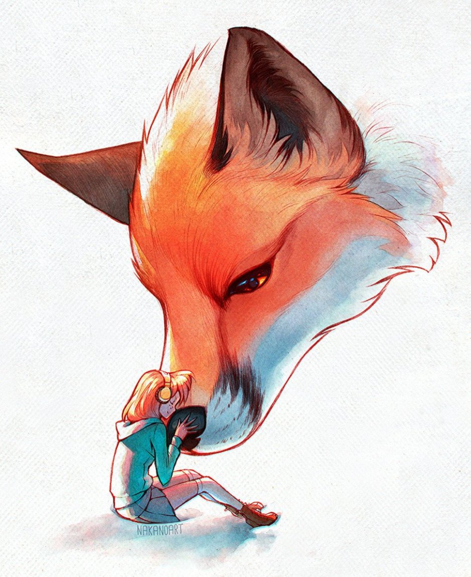 Лисенок арт