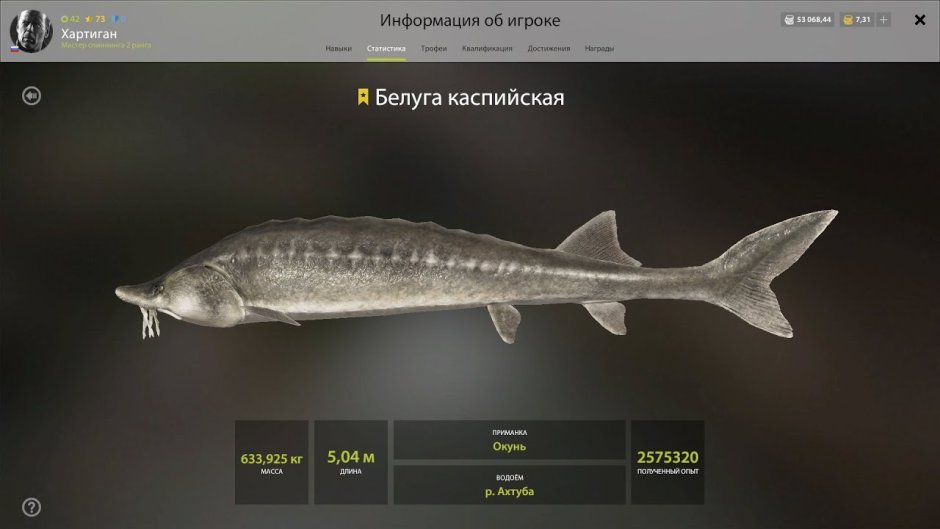 Белуга рыба вес
