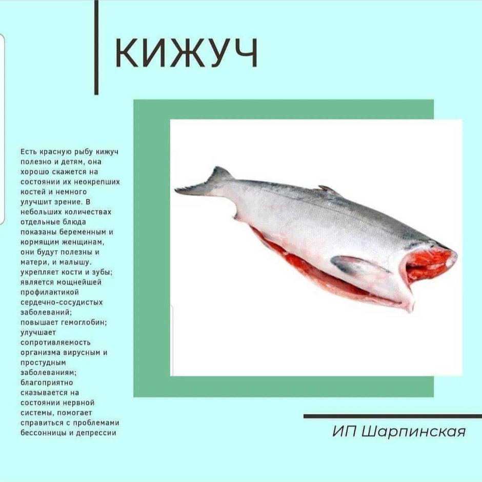 Кижуч средний вес рыбы