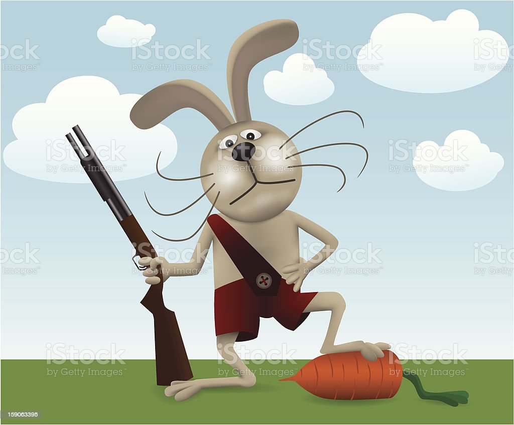 Заяц в ластах. Кролик с ружьем. Открытка кролик с ружьем.
