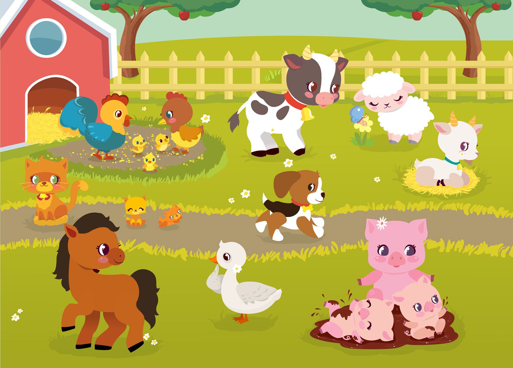 Лошади коровы и куры. Свиньи на ферме. Ферма фон для детей. Корова, свинья, курица на ферме. Изображения животных на ферме.