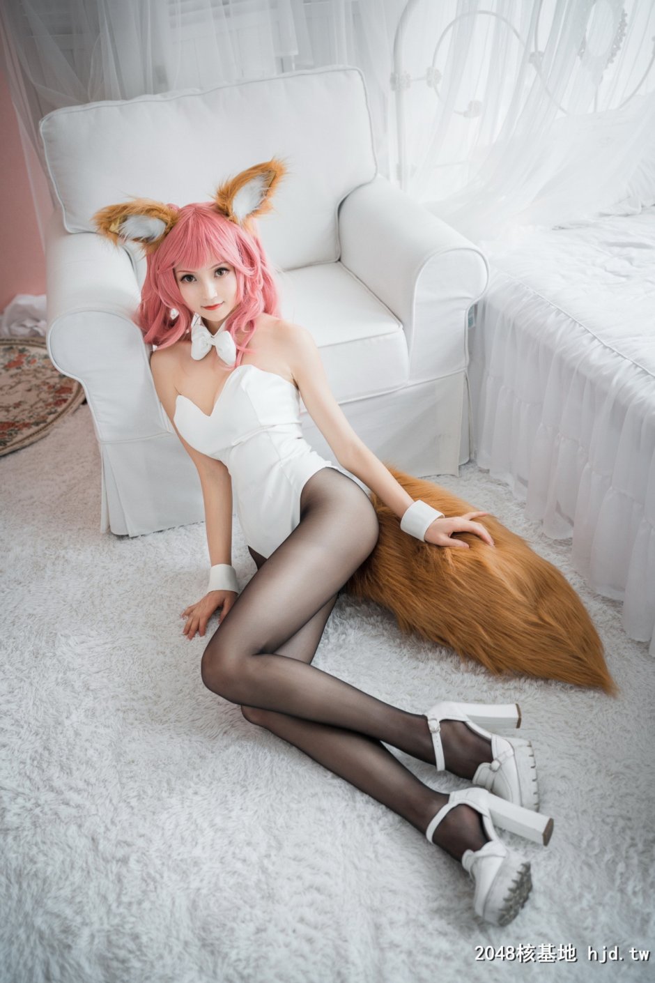 Tamamo no Mae косплей Bunny