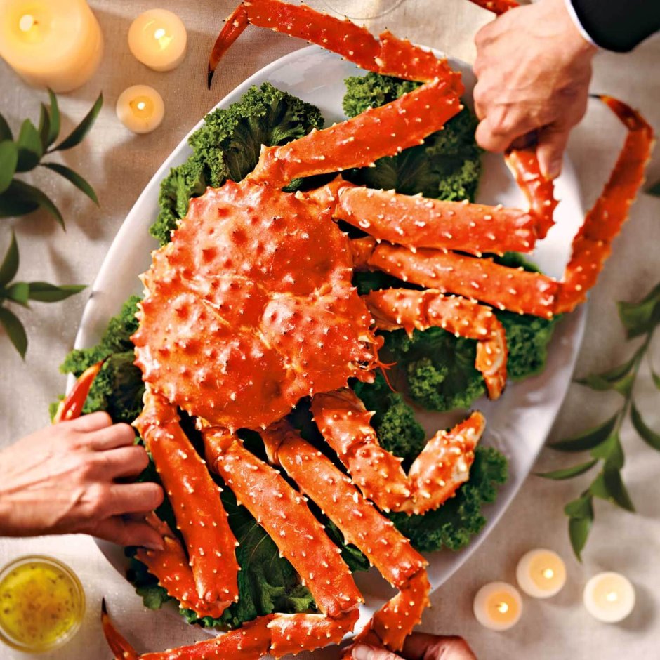 Королевский краб с Аляски