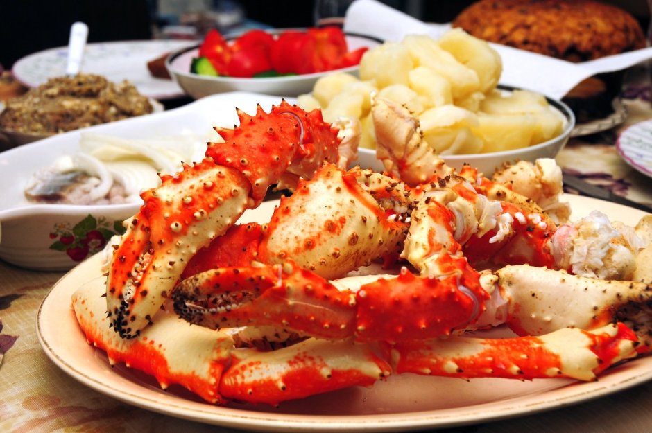 Охотское море морские Крабы