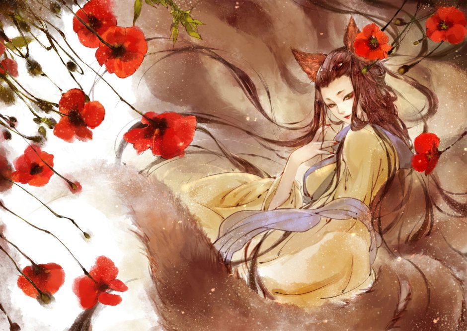 Кицунэ на китайском