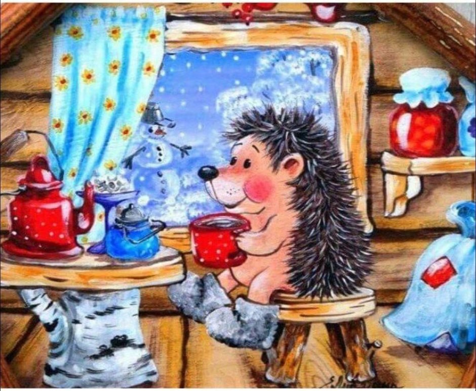 Новогодний Ежик
