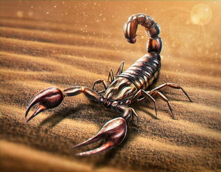 Скорпион арт