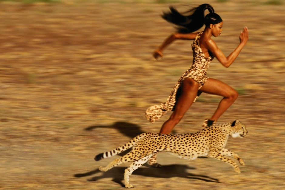 Женщина леопард