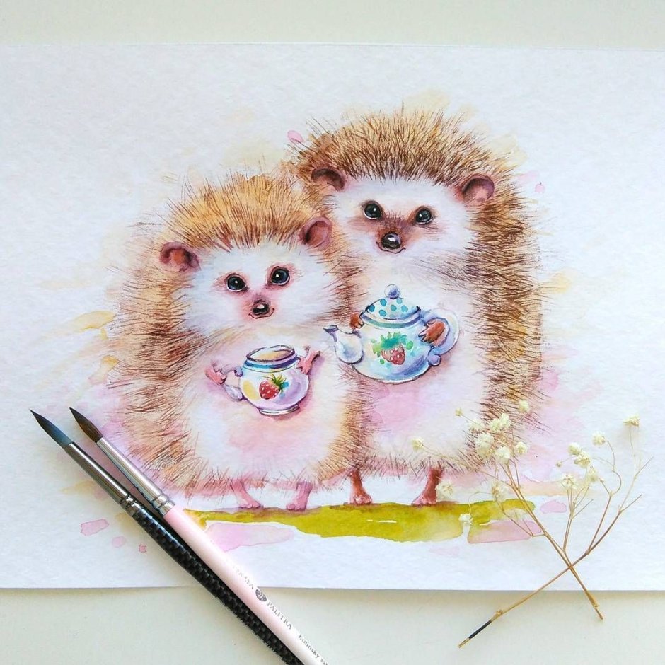 Ежик весной