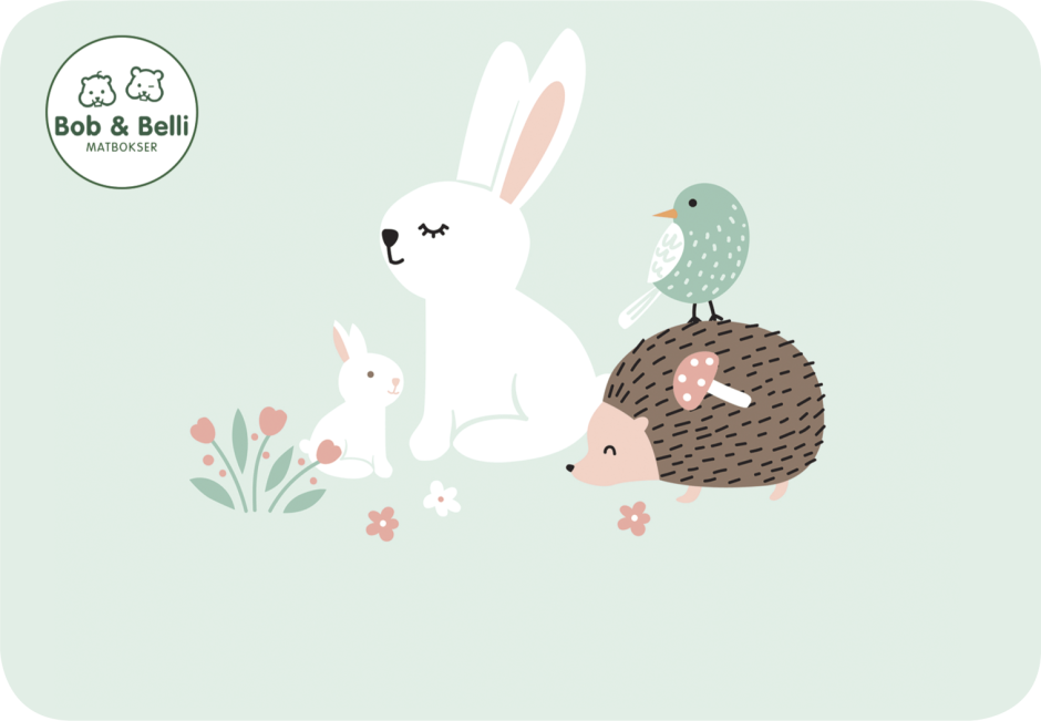 Милые рисунки кролик и Ежик