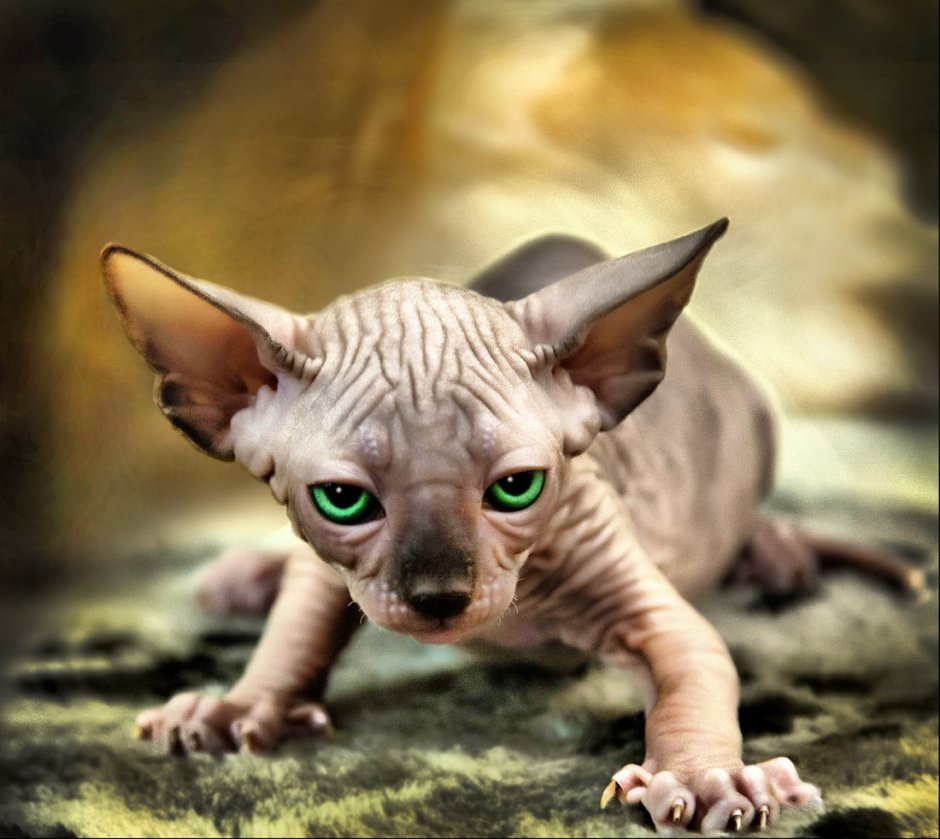 Кошки породы Египетский сфинкс