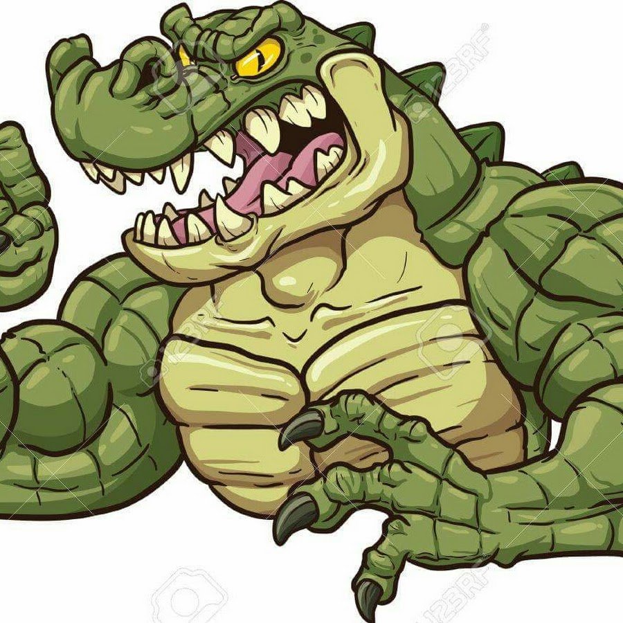 Inflation belly крокодил