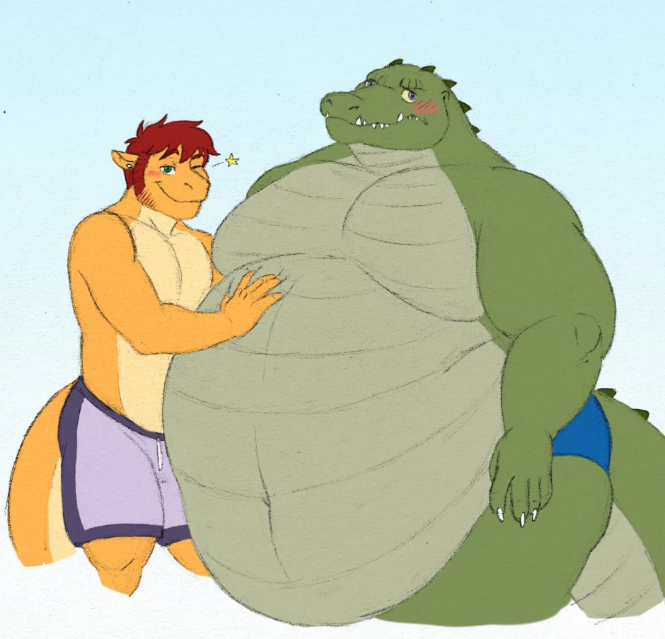 Гигантский крокодил Густав