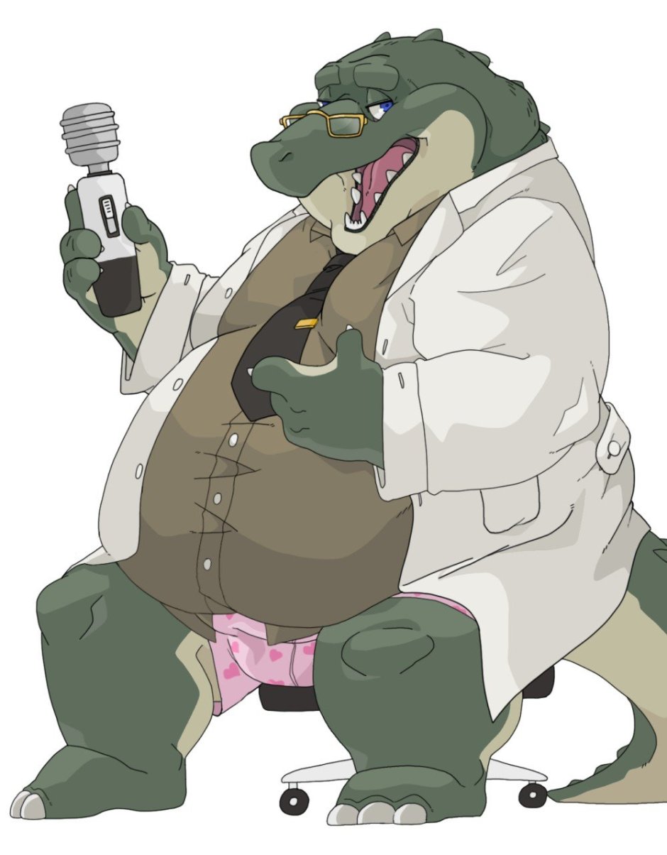 Толстый жирный крокодил