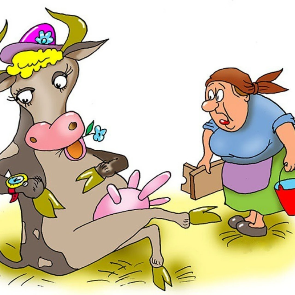 Корова юмор