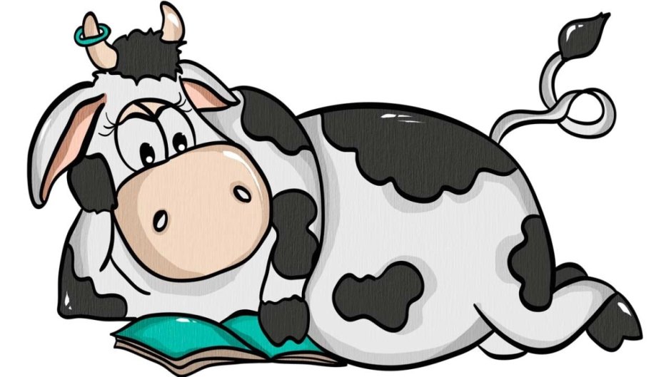 Корова в парике