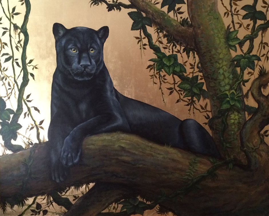 Пантера живопись