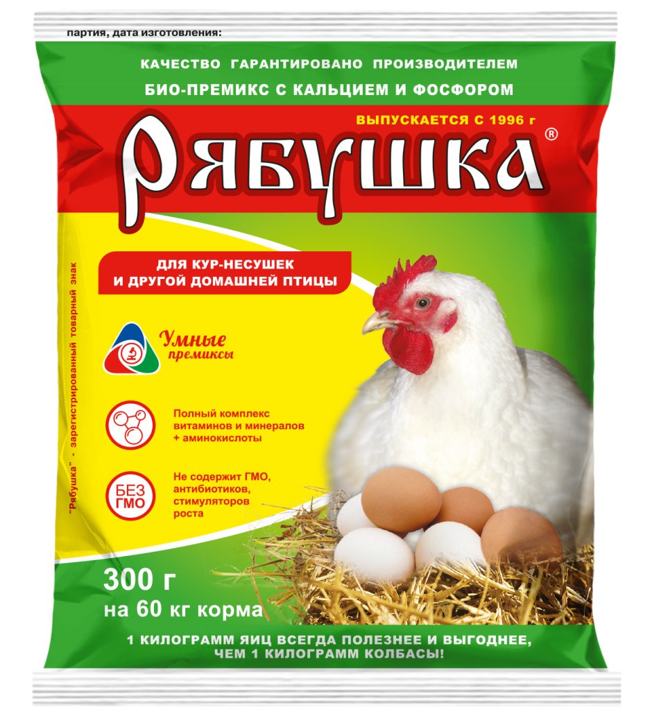 Эконом Рябушка корм премикс д/птиц 500 г