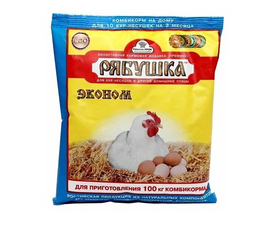Премикс концентрат Рябушка для с/х птицы эконом (500 гр)
