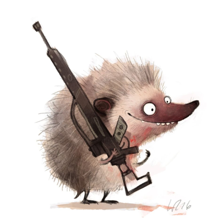 Ежик арт