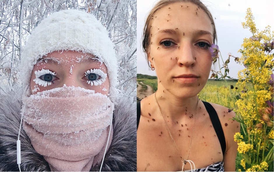 Селфи на морозе