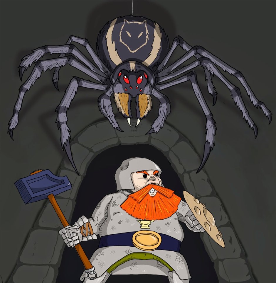 Паук волк ДНД