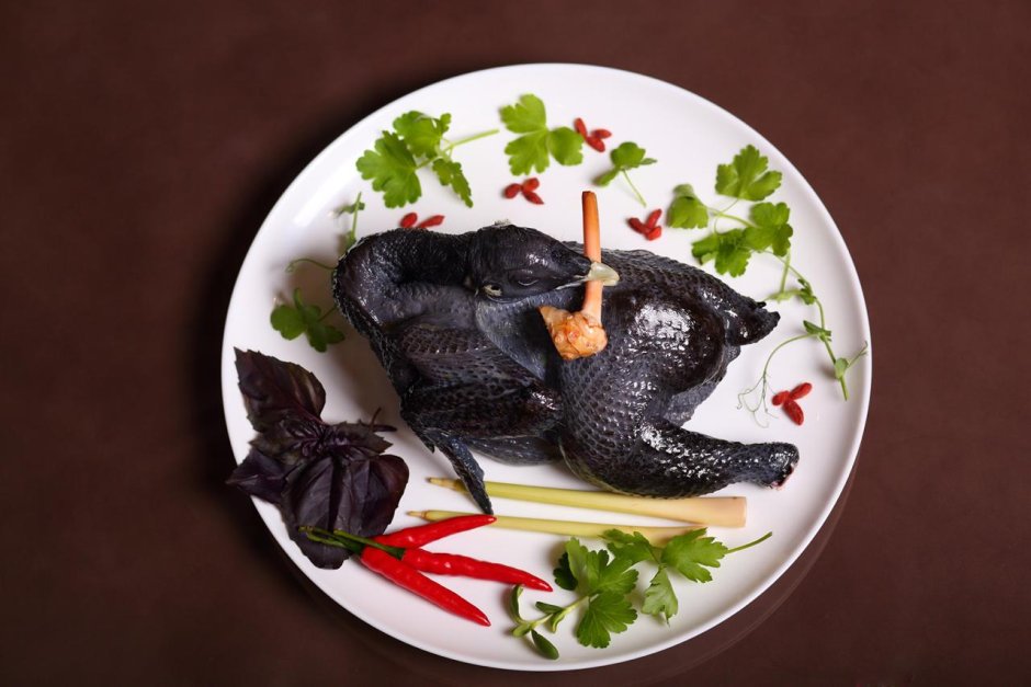 Курицы Аям Цемани блюда