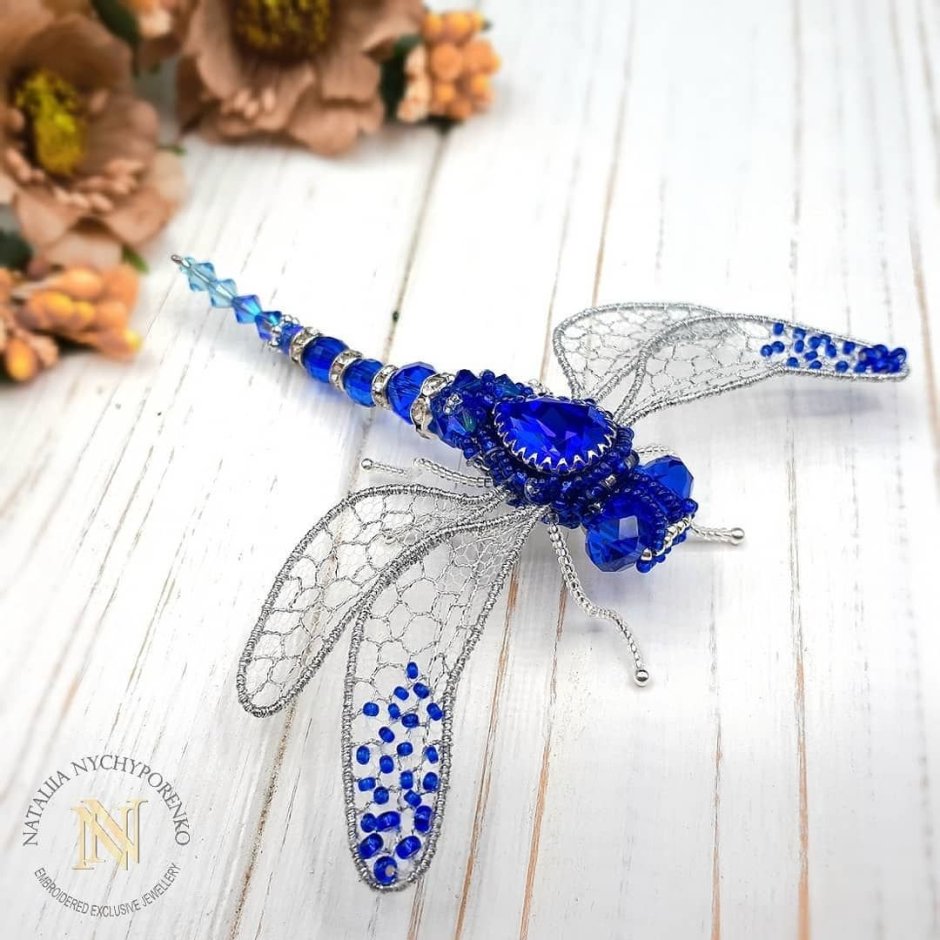 Брошь Стрекоза Наталья Ничипоренко