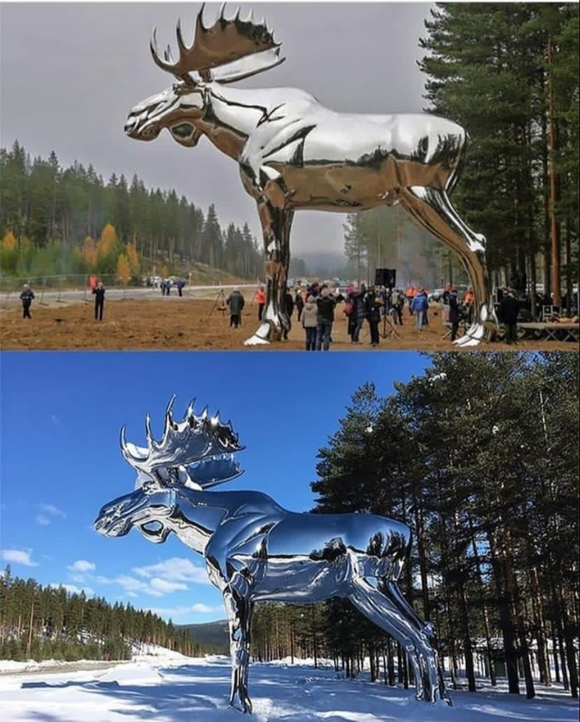 Хедмарк статуя лося