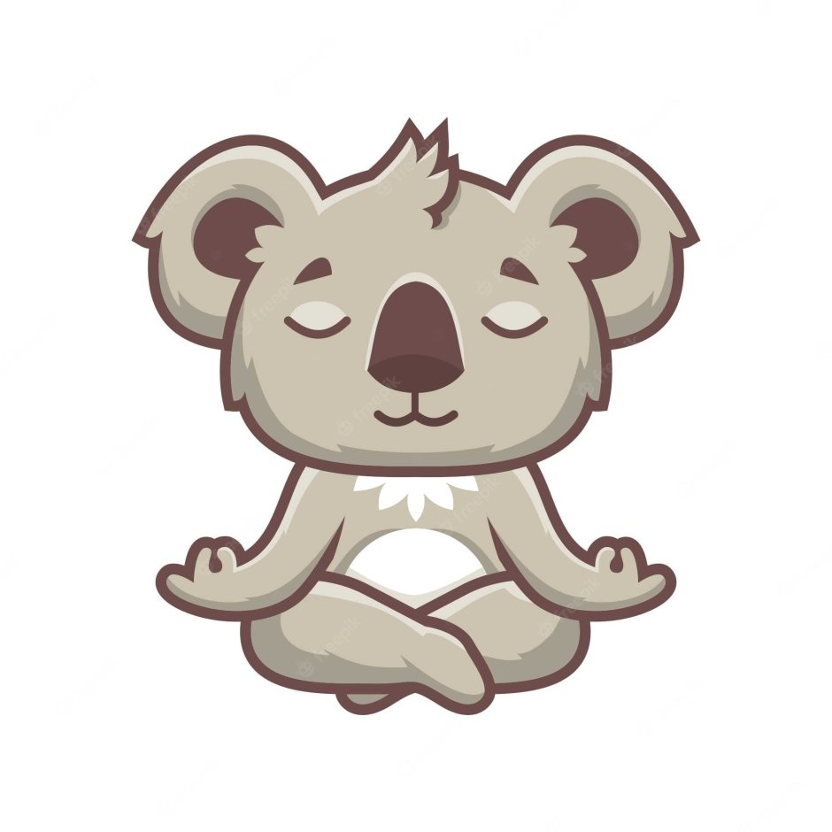 Смешная мордочка коалы