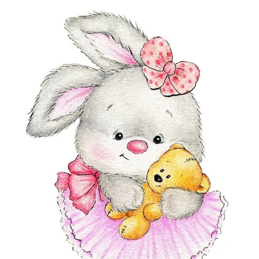 Кролики для декупажа