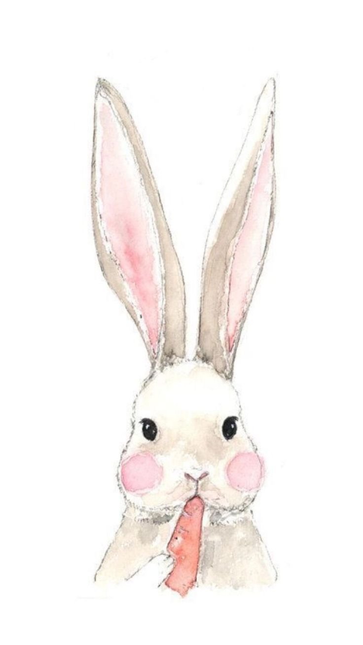 Зайка с цветочком