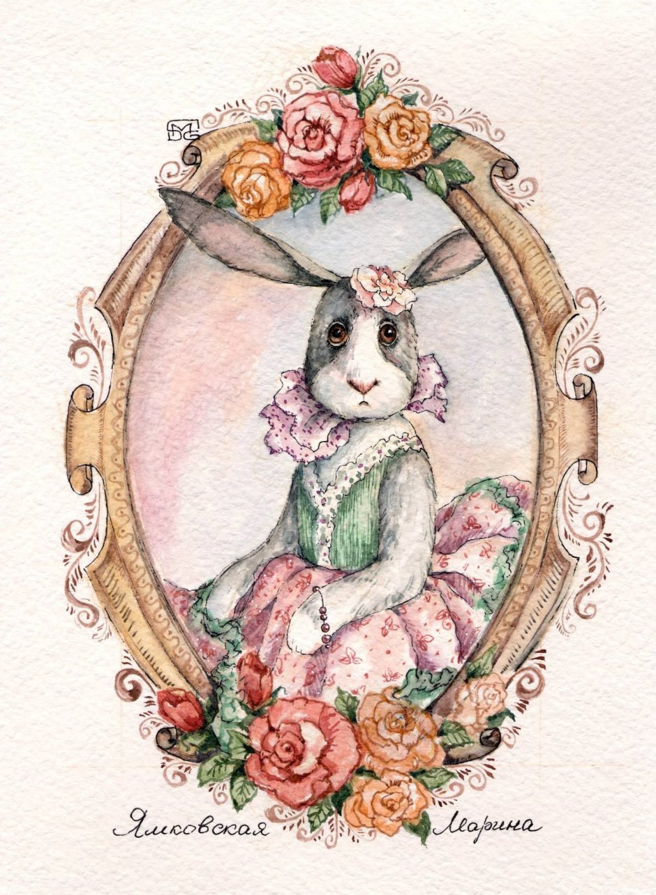 Милый зайчик Минимализм