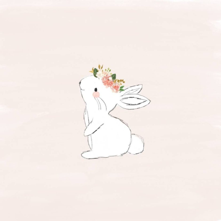 Милые зайчики мультяшные