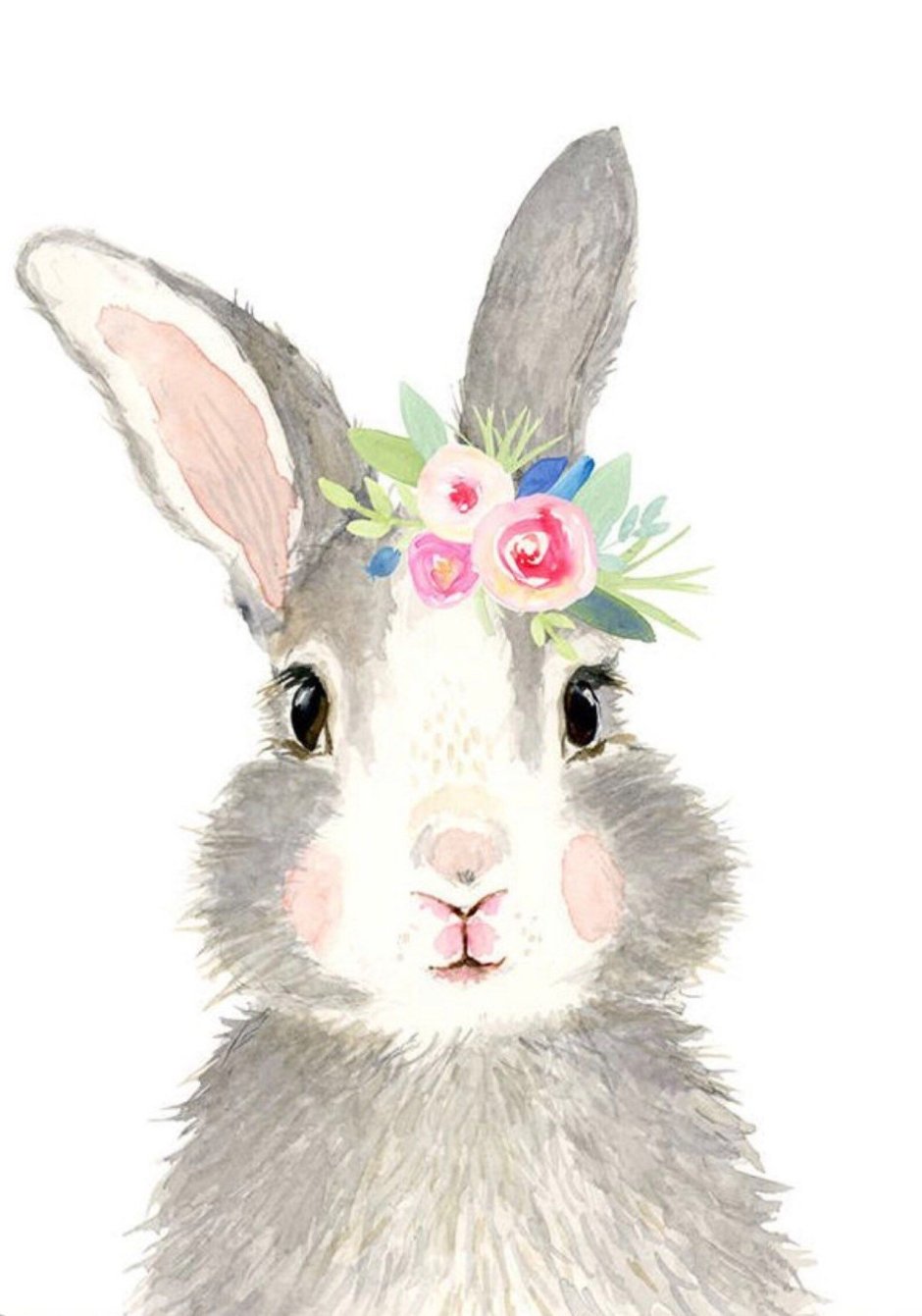 Кролик с венком