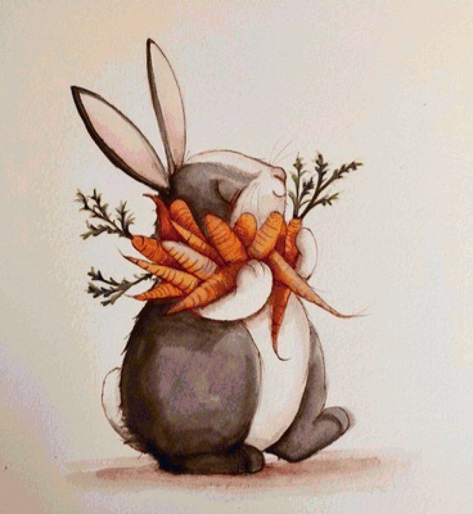 Маленький вислоухий кролик