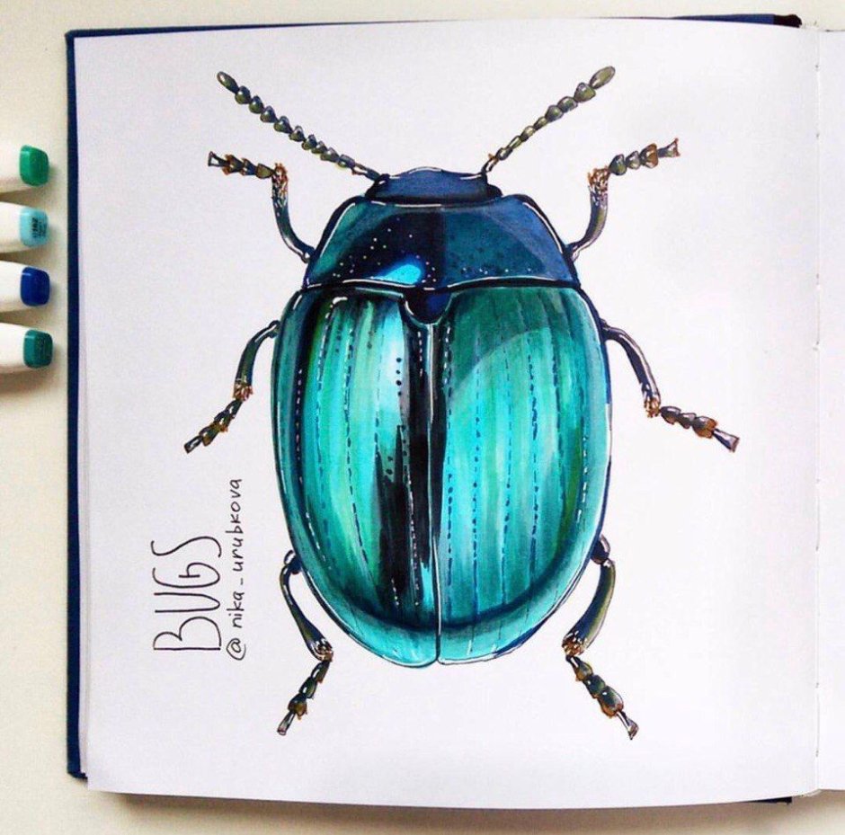 Девушка и Фольксваген Жук