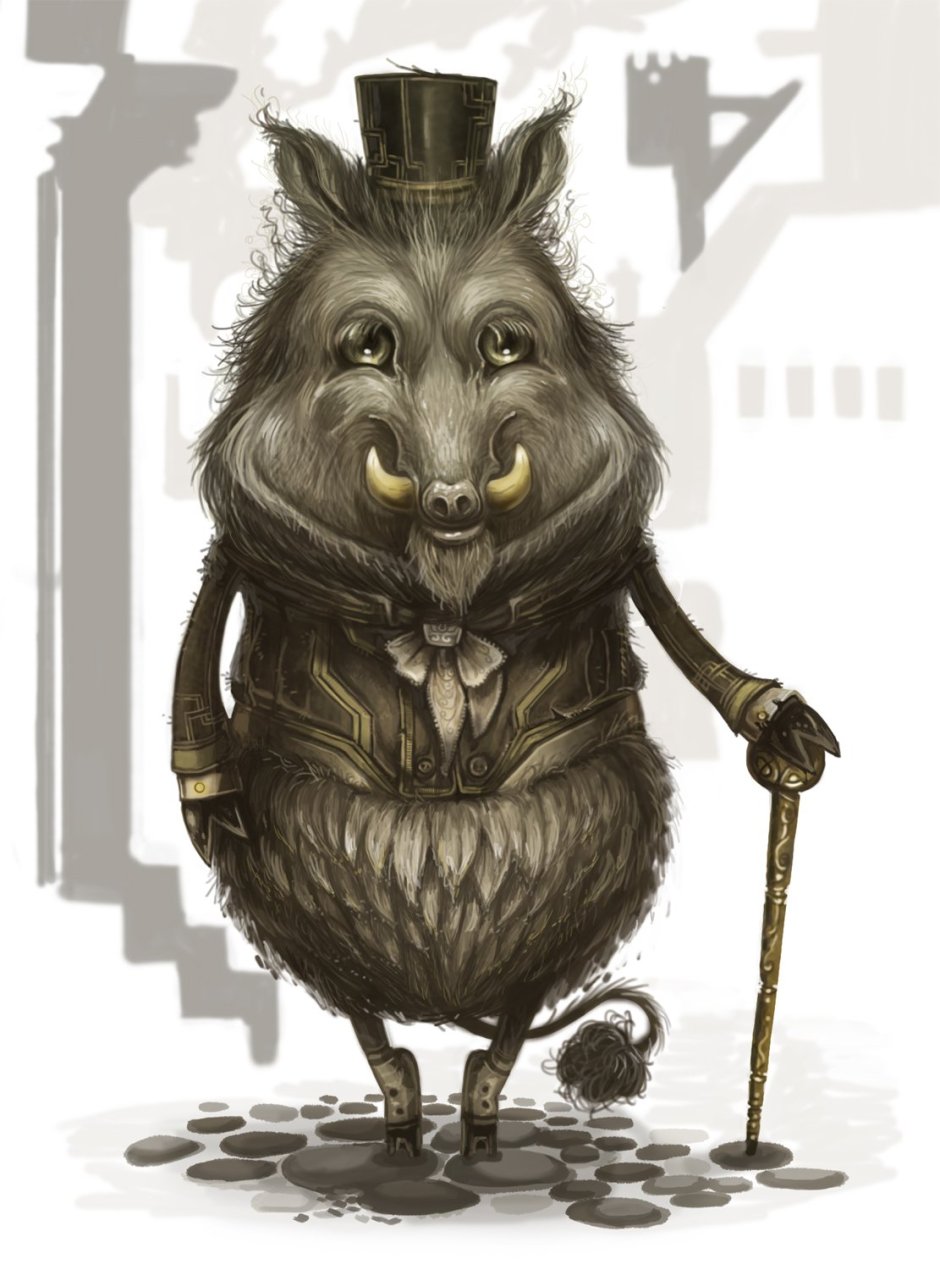 Кабанчик арт